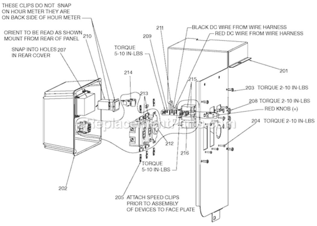 Page E Diagram and Parts List for H451CS-W Type 2 Porter Cable Generator